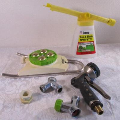 New Lawn sprayers, sprinkler & Y adapters