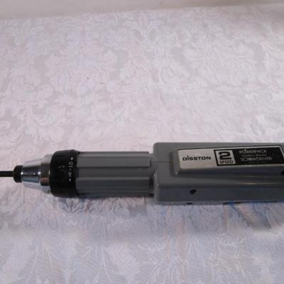 Disston cordless screwdriver