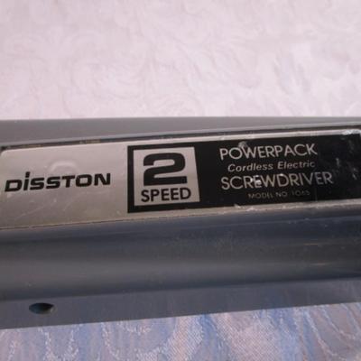Disston cordless screwdriver