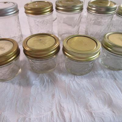 19 canning jars, see description