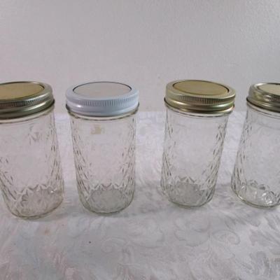 19 canning jars, see description