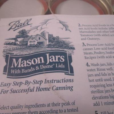 New pkg of 12 regular canning jar rings