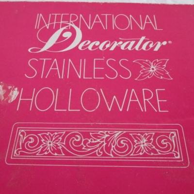 Internation Silver Co. Stainless steel 2-compartment dish