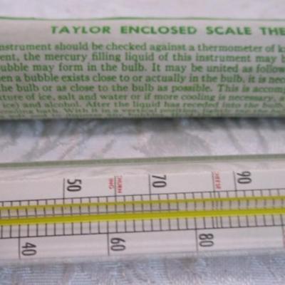 New in tube Taylor Dairy Thermometer