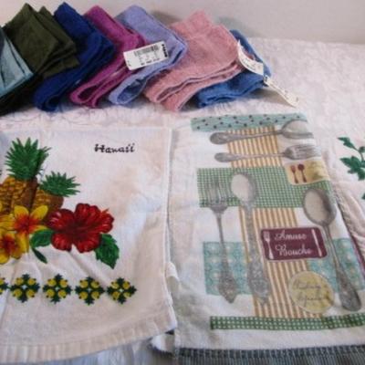 New kitchen towels, dishcloths