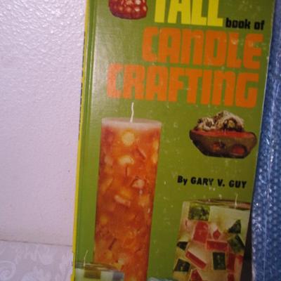 Candle making supplies & book