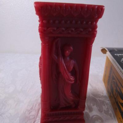 Greek Goddess candle, new in box