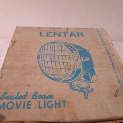 Vintage Lentar movie light, very bright