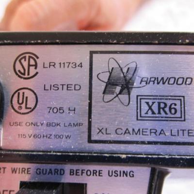 Vintage Harwood XR6 video & movie light