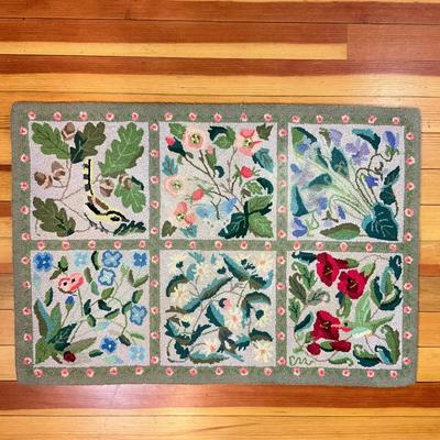 DR471 Claire Murray “Millefleur” Hooked Rug