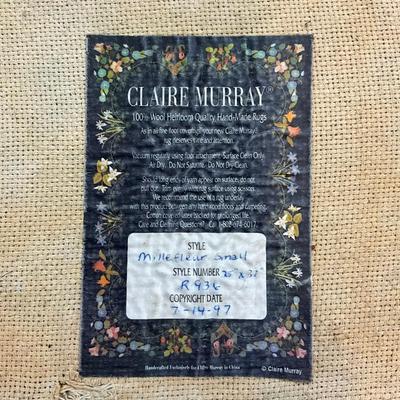 DR471 Claire Murray “Millefleur” Hooked Rug