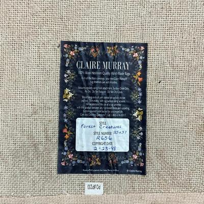 DR472 Claire Murray “Forest Creatures” Hooked Rug