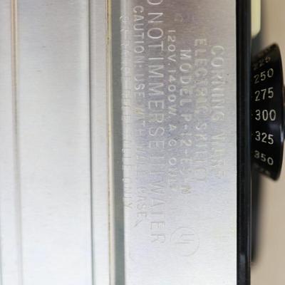 Vintage Corning Ware Electromatic Skillet