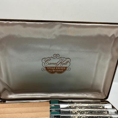 Mid Century Carvel Hall Steak Knives by Briddell