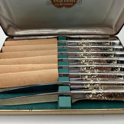 Mid Century Carvel Hall Steak Knives by Briddell