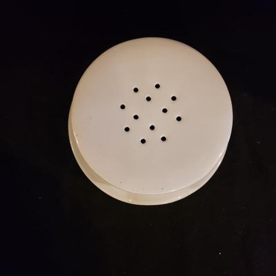 White Bowls, Brie Bakeware, Round Woven Basket-Crate & Barrel (K-RG)