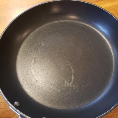 Eight Piece Calphalon, All-Clad and NSF Pots and Pans (K-KD)