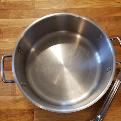 Eight Piece Calphalon, All-Clad and NSF Pots and Pans (K-KD)