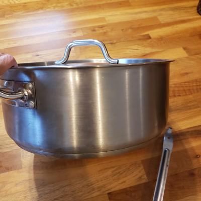 Eight Piece Calphalon, All-Clad and NSF Pots and Pans (K-KD)
