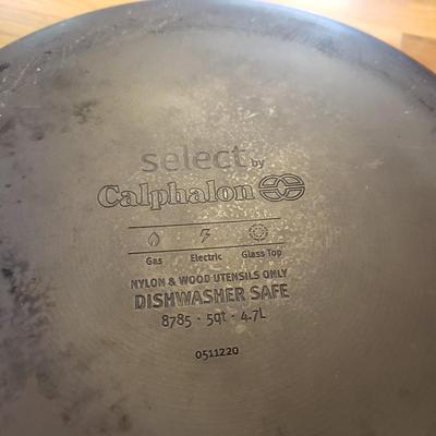 Eight Piece Calphalon, All-Clad and NSF Pots and Pans (K-KD)