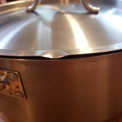 Eight Piece Calphalon, All-Clad and NSF Pots and Pans (K-KD)