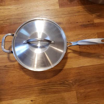 Eight Piece Calphalon, All-Clad and NSF Pots and Pans (K-KD)