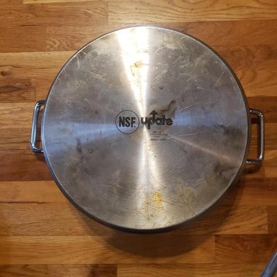 Eight Piece Calphalon, All-Clad and NSF Pots and Pans (K-KD)