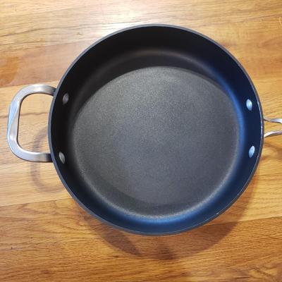 Eight Piece Calphalon, All-Clad and NSF Pots and Pans (K-KD)