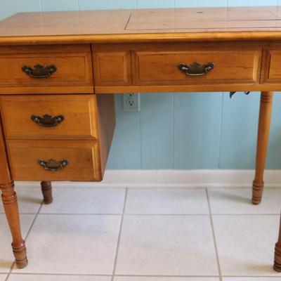 Vintage Singer Sewing Machine Desk