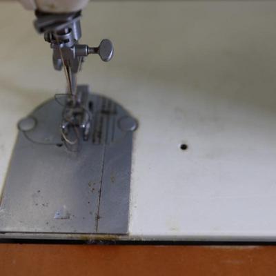 Vintage Singer Sewing Machine Desk