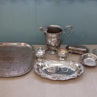 Various Silver Plated Serving Dishes