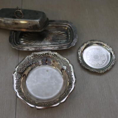 Various Silver Plated Serving Dishes