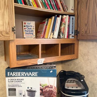 Ice Machine, 3-crock round, Cookbooks