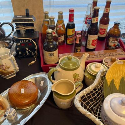 Coke Set, Vintage Beer Bottles, Glassware
