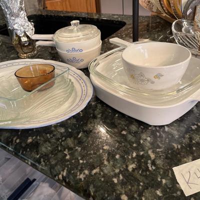 Refrigerator Boxes, Arcoric Dishes, Corning Ware