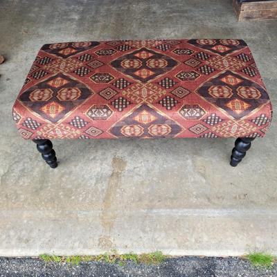 Multi-Colored Upholstered Bench (G-EL)