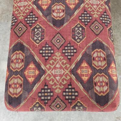 Multi-Colored Upholstered Bench (G-EL)