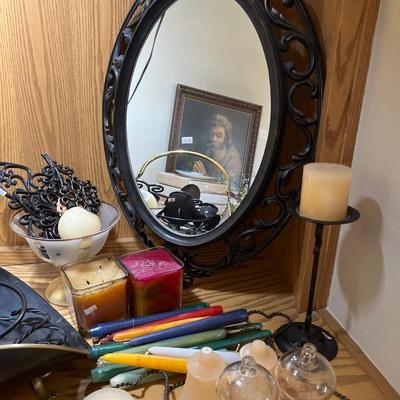Brass, Mirror & Candles
