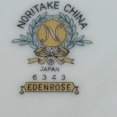 Noritake Japan EDENROSE 6343 Porcelain China 90-piece set of dishes