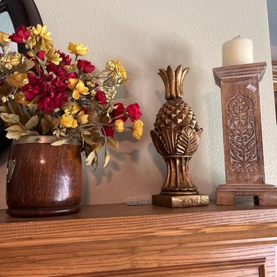 Cubby Holder, Metal decor, clock & more
