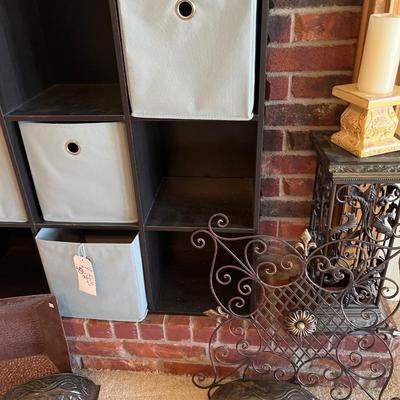 Cubby Holder, Metal decor, clock & more
