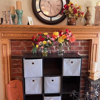 Cubby Holder, Metal decor, clock & more