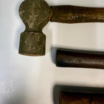 Vintage Ball Peen Hammer Lot