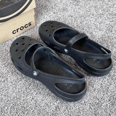 Birkenstock and Crocs Black Rubber Shoes - Women’s Size 11 (GB2-DZ)