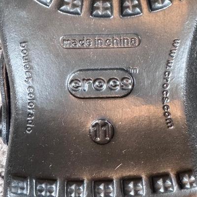 Birkenstock and Crocs Black Rubber Shoes - Women’s Size 11 (GB2-DZ)