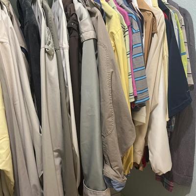 Men’s Jackets and Coats Short sleeve and long sleeve Dress shirts