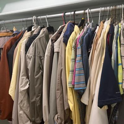 Men’s Jackets and Coats Short sleeve and long sleeve Dress shirts