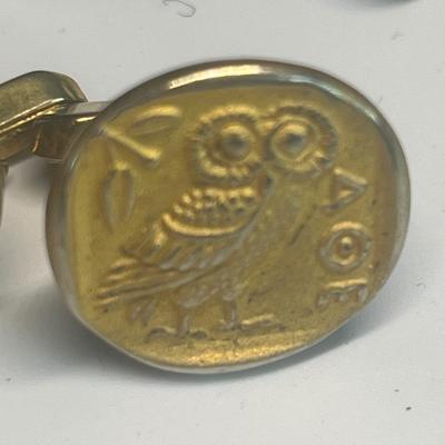 Men’s jewelry including Owl Fraternity cuff links