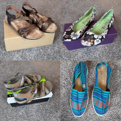Täōs Footwear, Vionic, and Other Women’s Casual Shoes and Inserts - Size 11 (GB2-DZ)