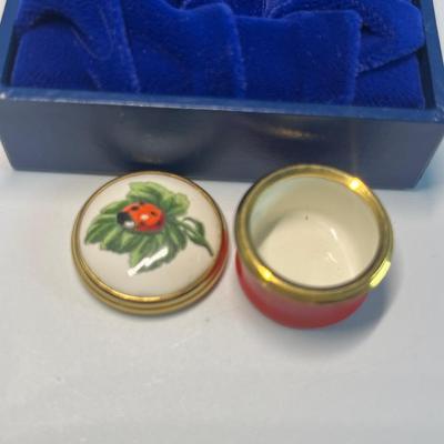 Halcyon Days Enamel Pill Box